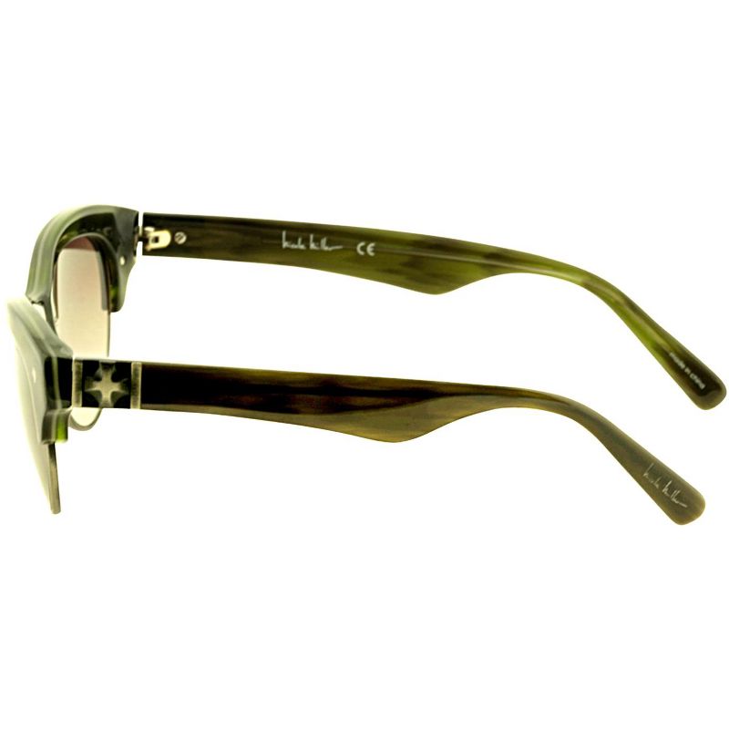 Nicole Miller  C03 Womens Cat-Eye Sunglasses Green 54mm