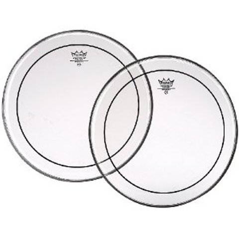 Remo Pinstripe Clear 15"