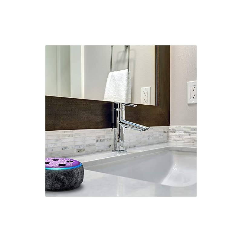 Mandala Vinyl Decal Skin Compatible with  Echo Dot 3rd Generation Alexa Decorations for Your Smart Home Speakers Great Accessories Gift for mom dad Birthday Kids