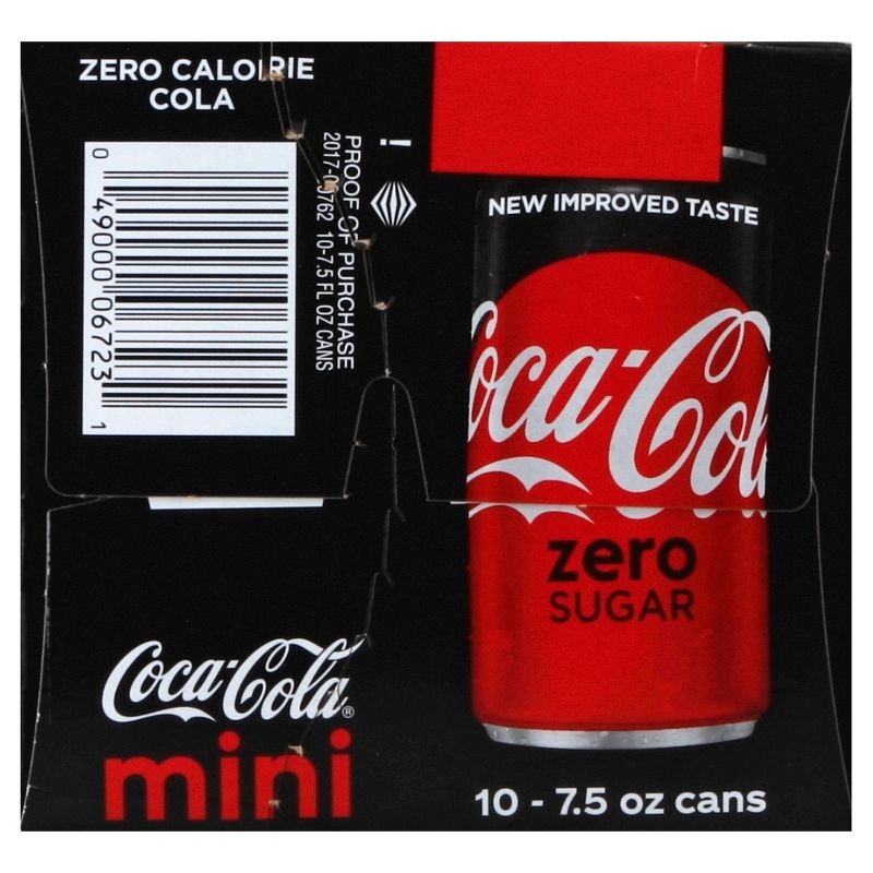 Coca-Cola Zero Sugar - 10pk/7.5 fl oz Mini-Cans