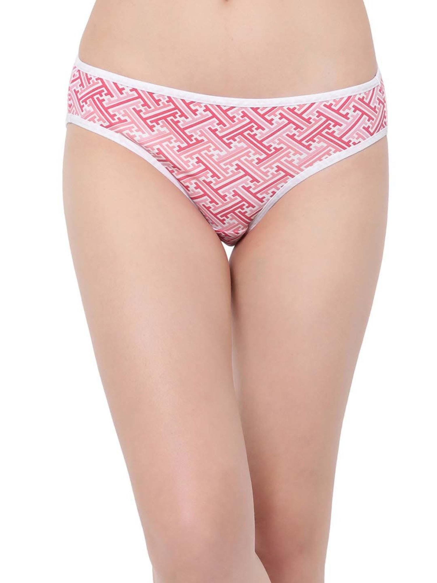 Lyra Assorted Color Cotton Printed Hipster Panties - Pack Of 4