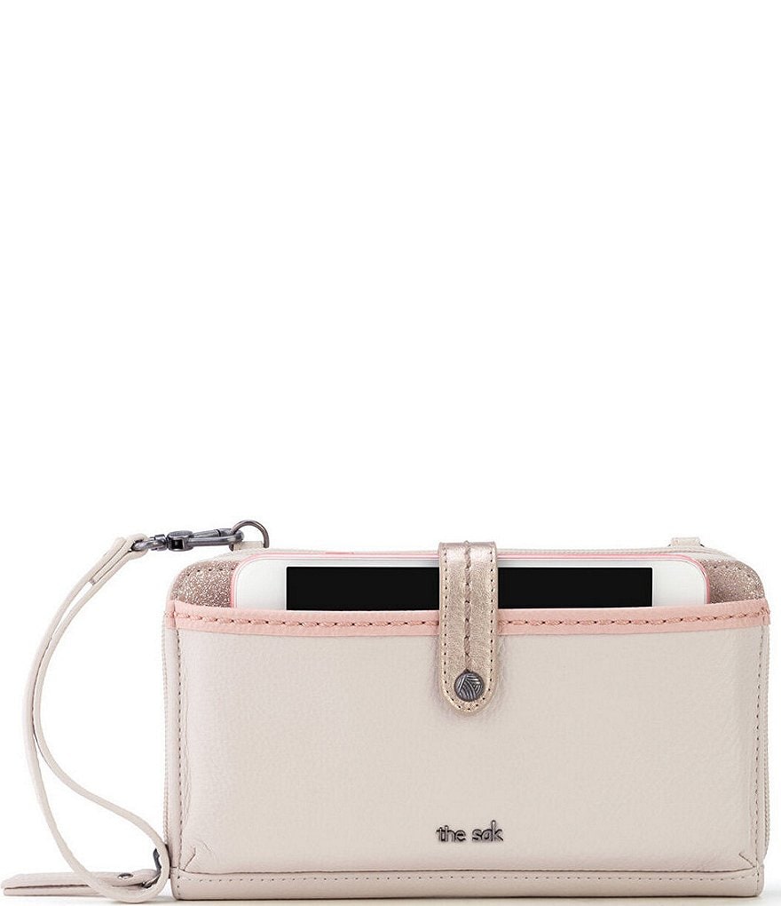 The Sak Iris Large Smartphone Leather Convertible Crossbody Wristlet