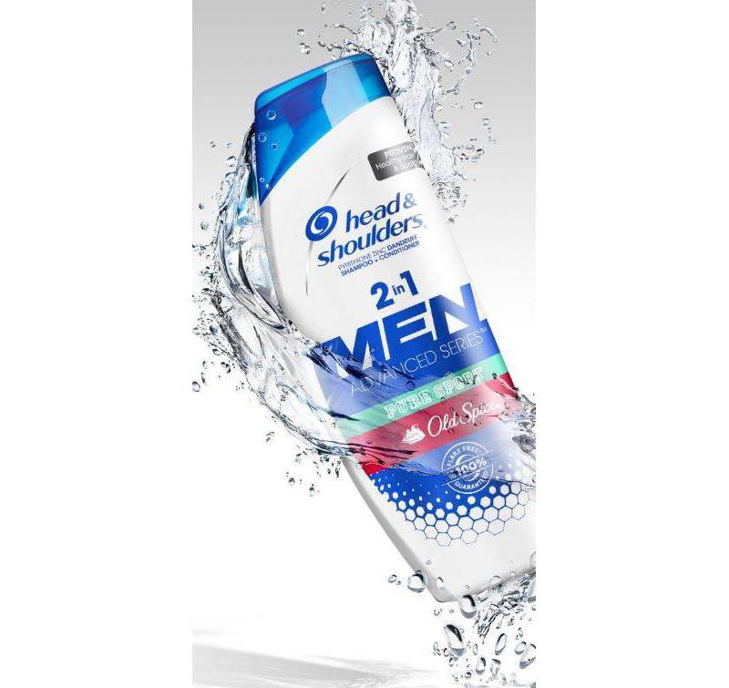 Head & Shoulders Old Spice Pure Sport Dandruff 2 in 1 Shampoo + Conditioner - 21.9 fl oz