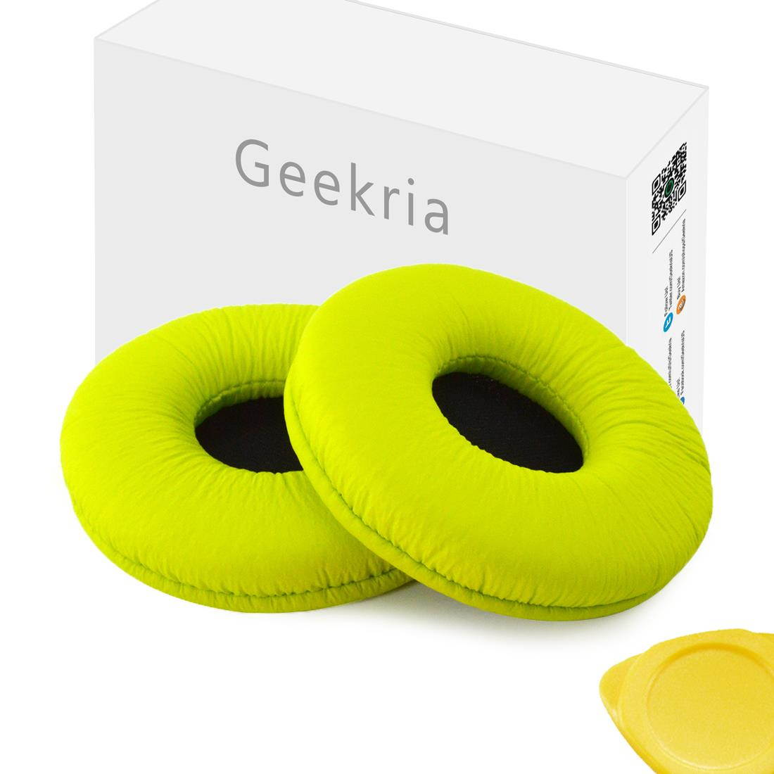 Geekria Earpad for SONY MDR-PQ2, AKG K518, K518DJ, K518LE Headphones Ear Pad / Ear Cushion / Ear Cups / Ear Cover / Earpads Repair Parts (Green)