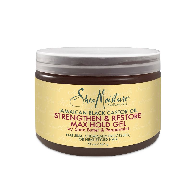 SheaMoisture Jamaican Black Castor Oil Strengthen & Restore Max Hold Gel - 12oz