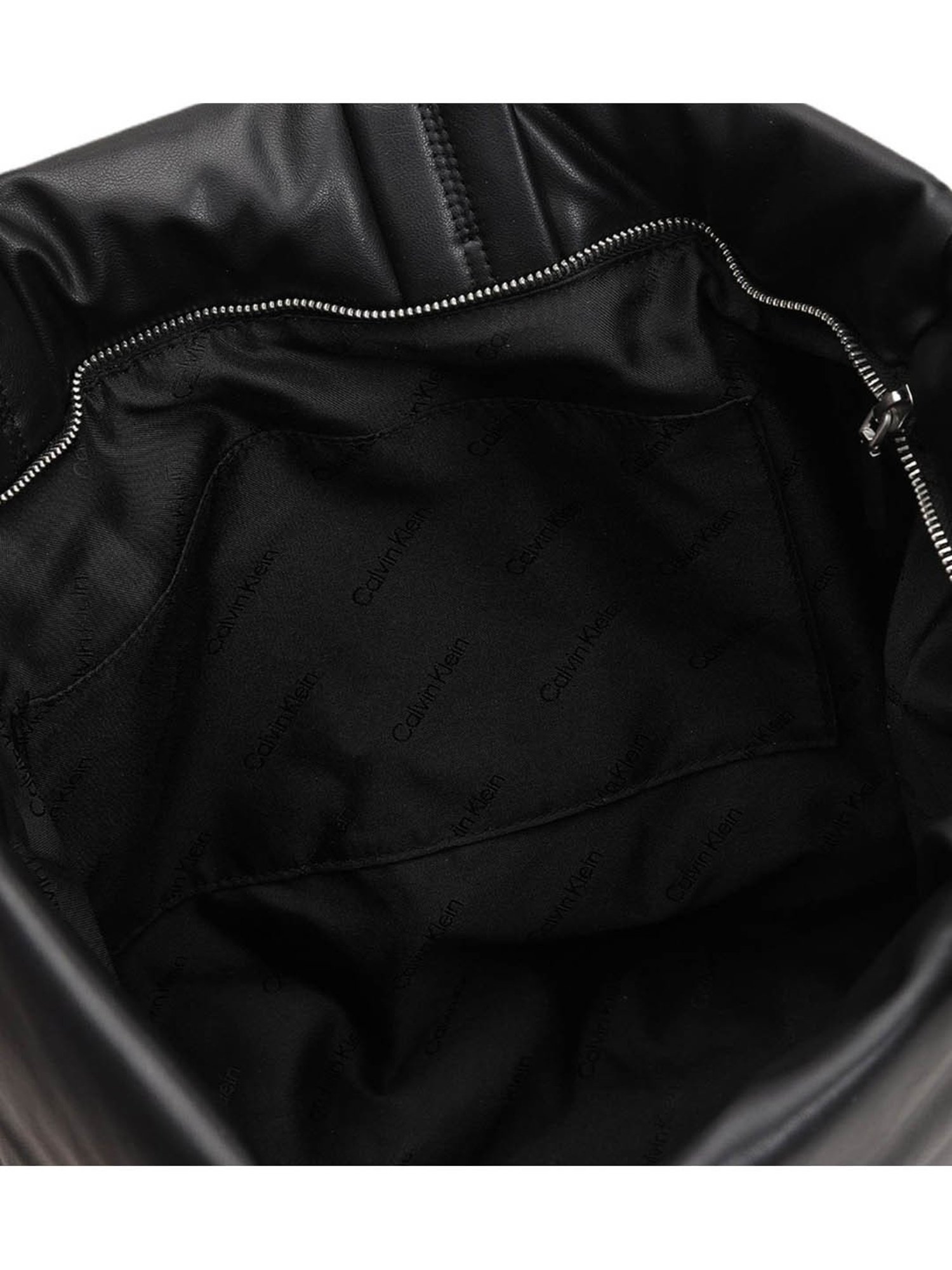 CALVIN KLEIN Black Puffed Tote