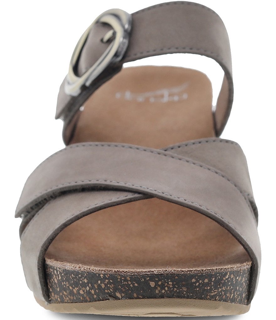 Dansko Susie Leather Slide Wedge Sandals