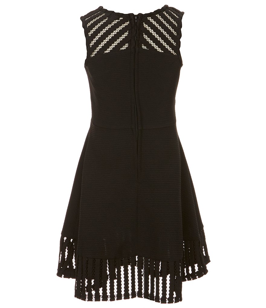 Rare Editions Big Girls 7-16 Tie-Dye Pleated Chiffon Maxi Dress