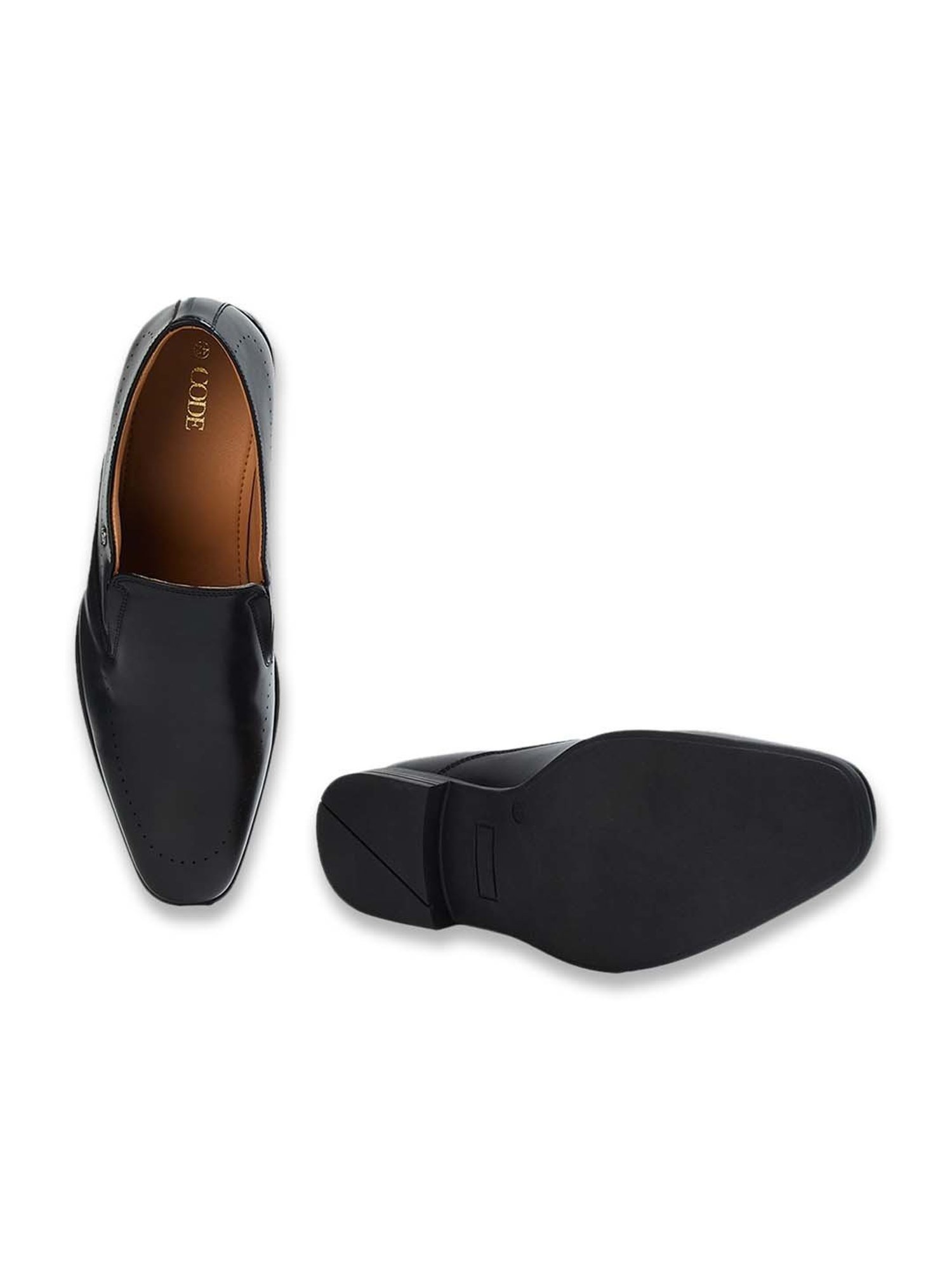 Code by Lifestyle Men's Black Formal Loafers