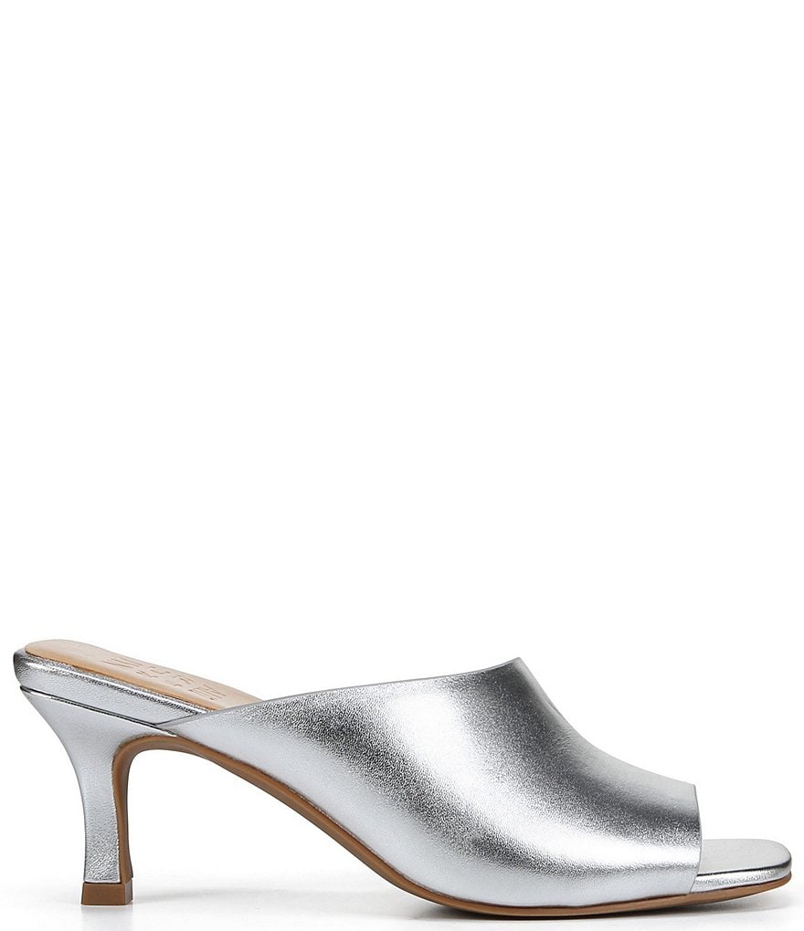 RSVP Collection Naturalizer Stacy Metallic Leather Slides