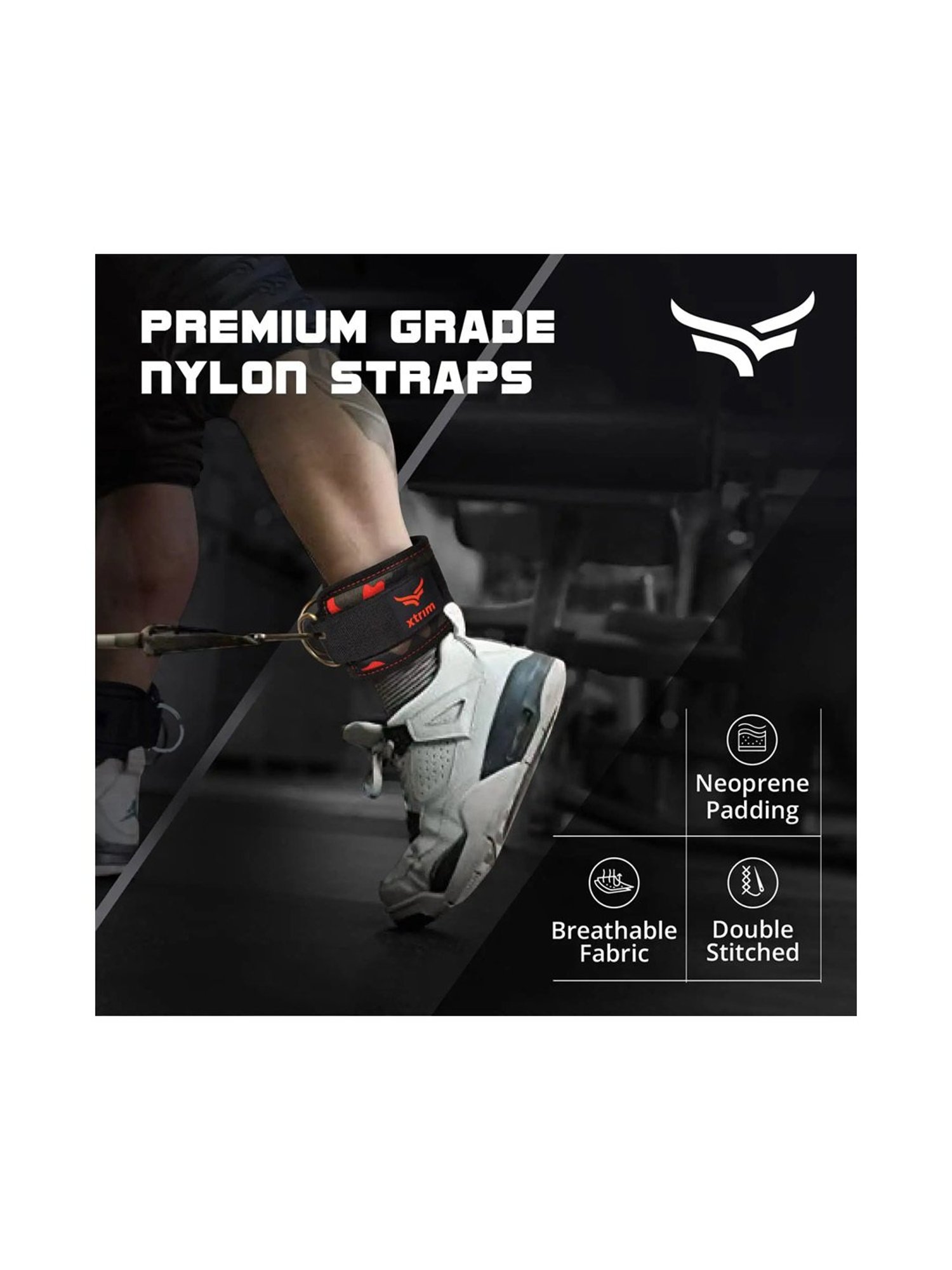 Xtrim Durafit Ankle Strap (Orange)