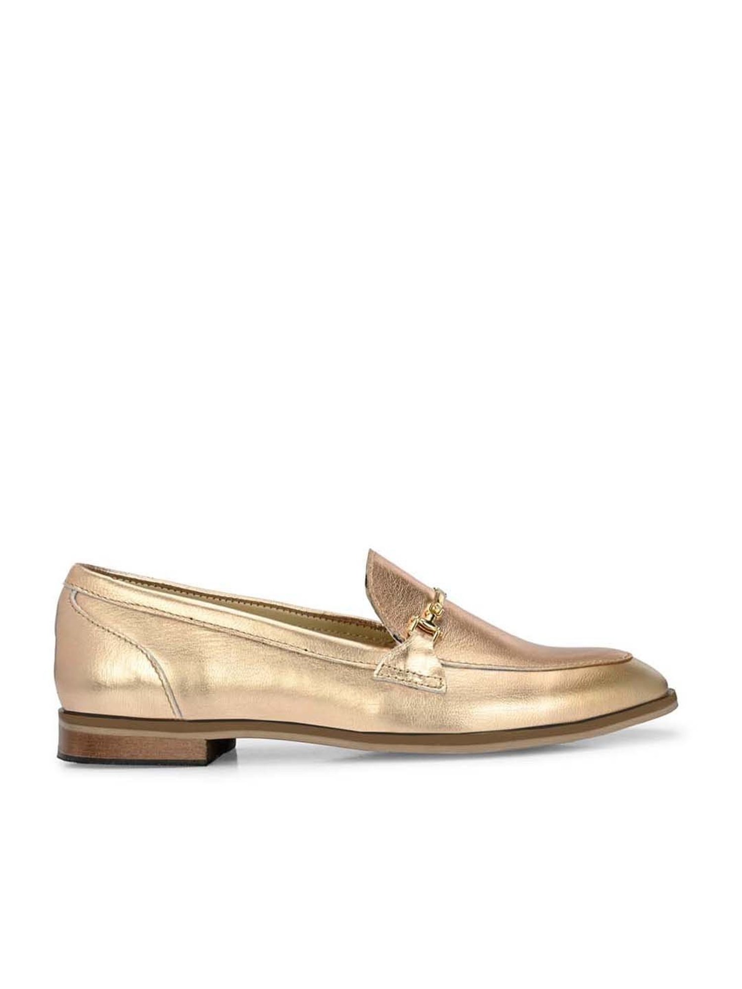 Carlo Romano Women's Golden Casual Pumps