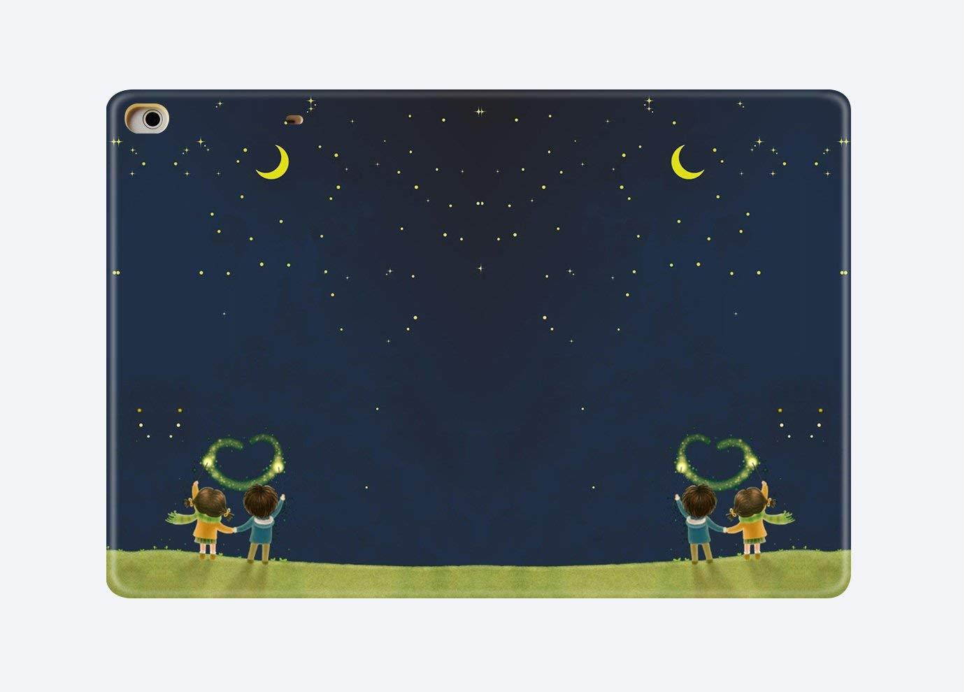 DuraSafe Case for iPad 9.7 2018 / 2017 & Air 2 / Air 1 Case 9.7 Inch (A1893 A1954 A1822 A1823 A1566 A1567 A1474 A1475 A1476 ) Shock Proof Ultra Slim Fit Smart Auto Sleep/Wake - Night Sky