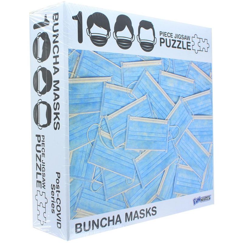 UT Brands Buncha Masks Puzzle 1000 Piece Jigsaw Puzzle