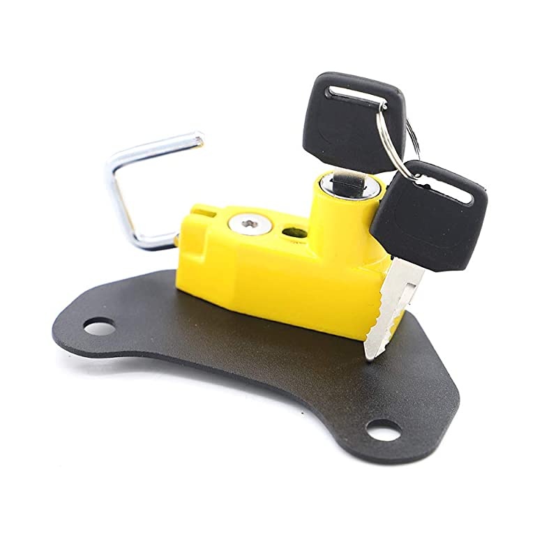 Helmet Lock with Keys for Indian Scout/Sixty 2015-2018-Yellow