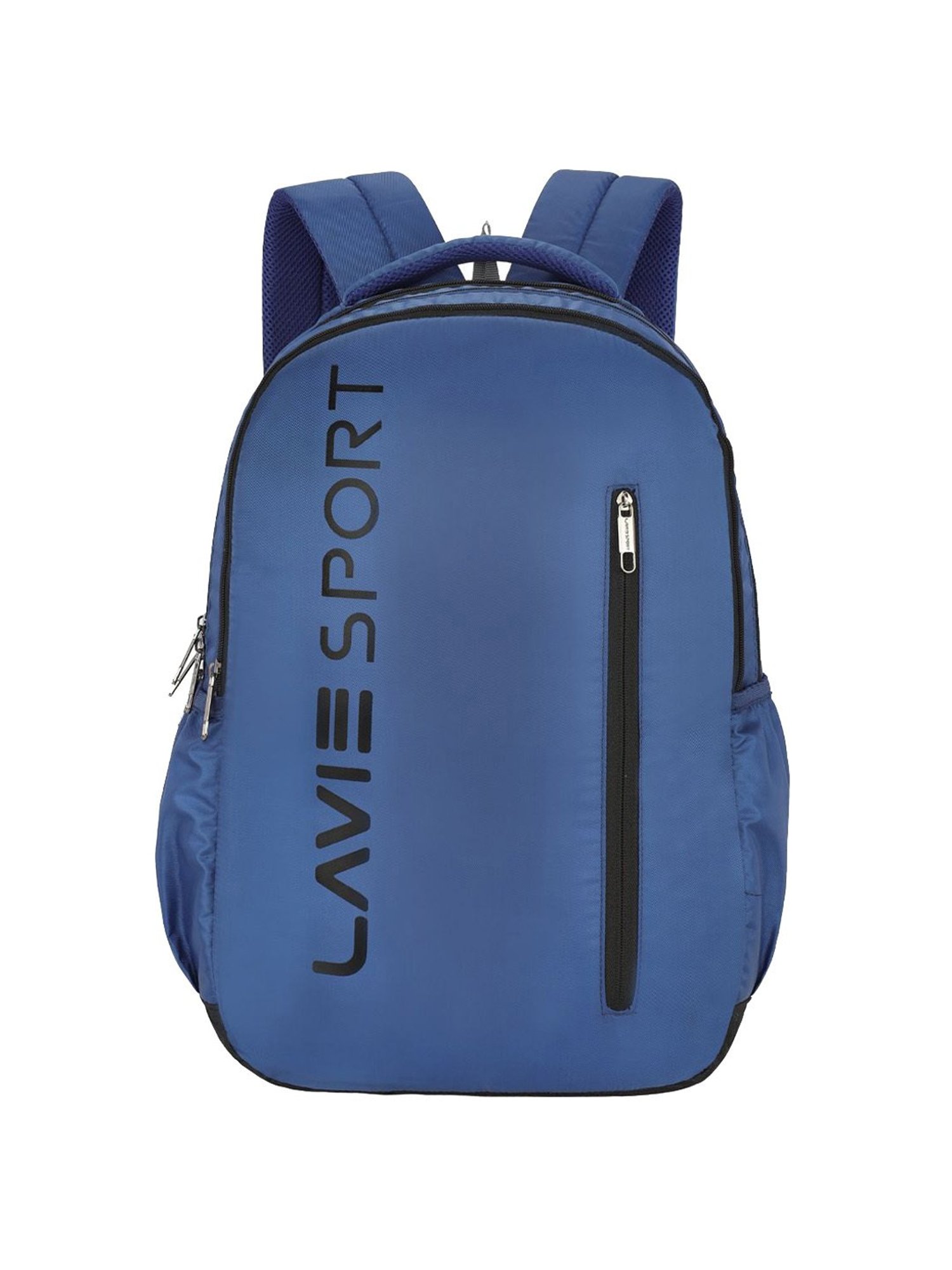Lavie Sport Engrave 34L Laptop Backpack For Boys & Girls |Unisex Casual Bag for Men & Women (Navy)