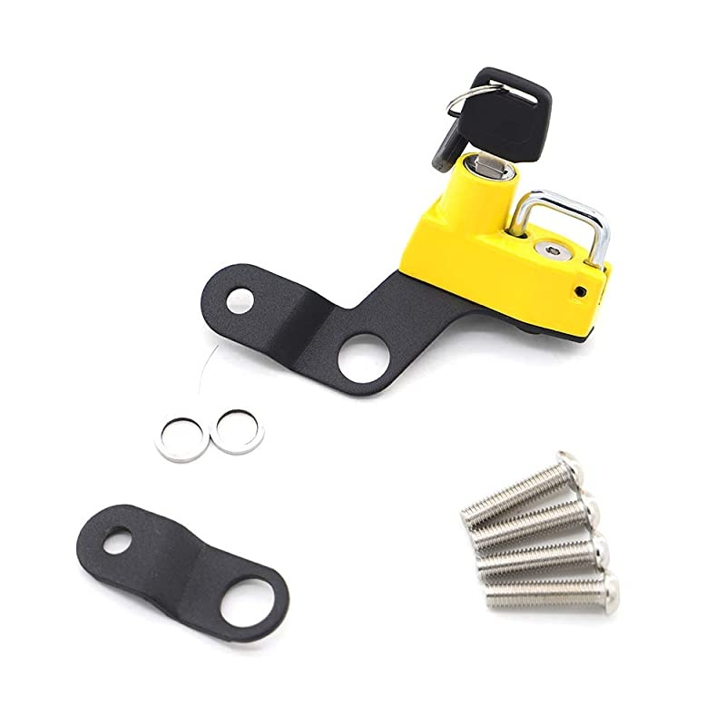 Helmet Lock Anti-Theft For Suzuki GSX1300R Hayabusa 2008 and later - Yellow
