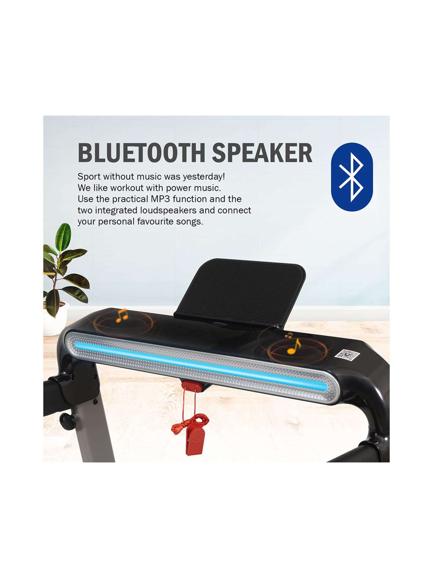 MAXPRO 2HP Foldable Treadmill (Black)