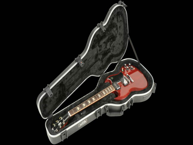 SKB 1SKB-61 SG TYPE SHAPED HARDSHELL ELECTRIC GUITAR CASE