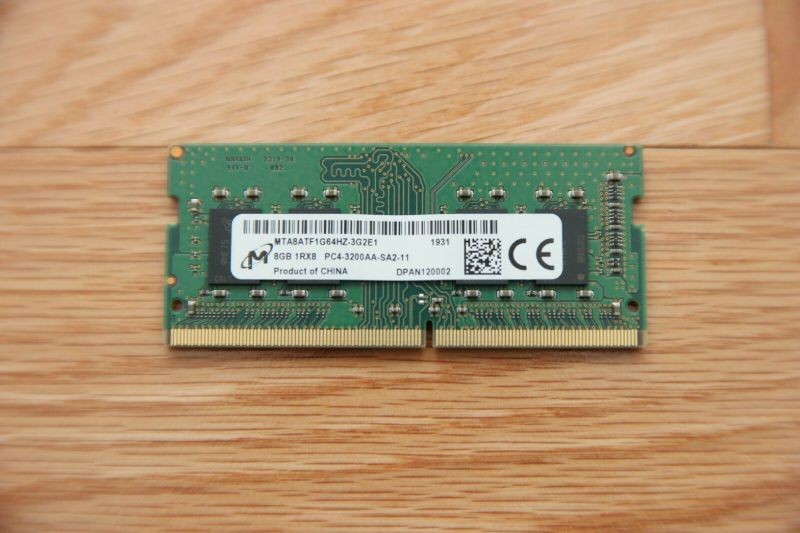 Crucial 32GB Single DDR4 3200 MT/s CL22 SODIMM 260-Pin Memory - CT32G4SFD832A