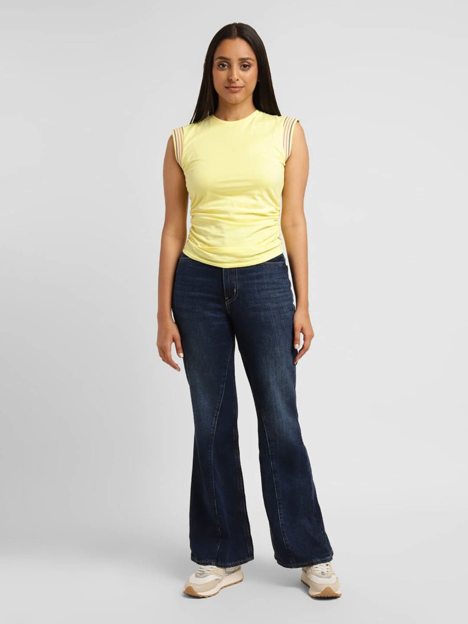 Levi's Yellow Cotton Top