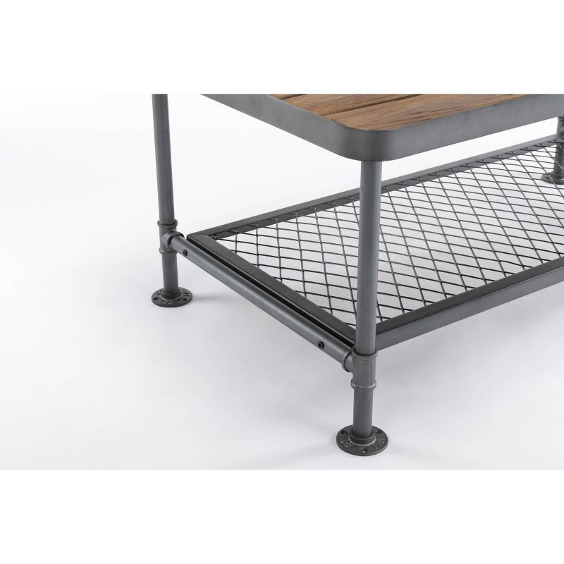 Newport Coffee Table Gray/Natural - Boraam