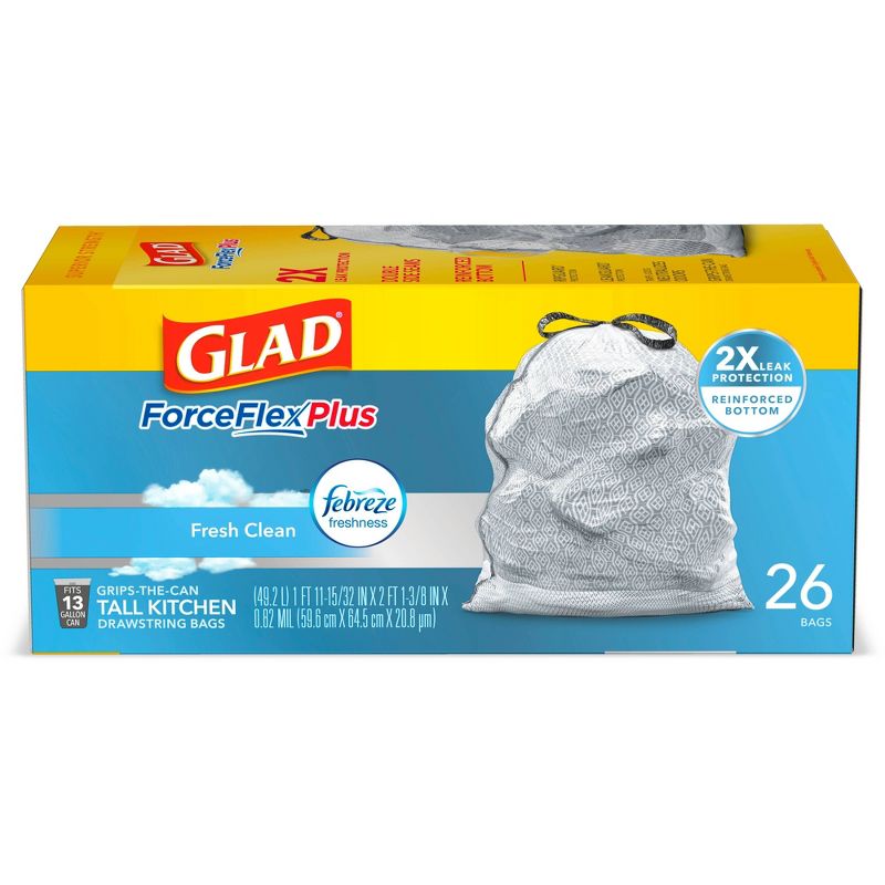 GreenPolly Drawstring Recycling Trash Bags - 13 Gallon - 20ct