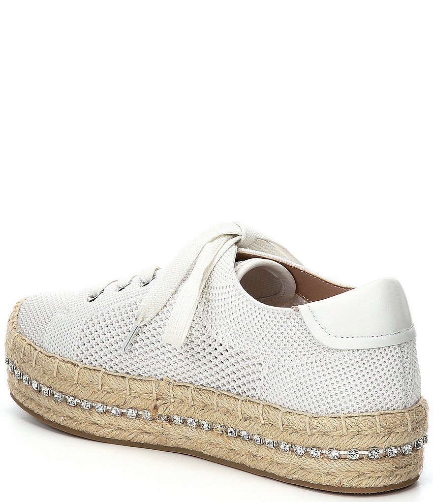 Chelsea & Violet Vltna Lace-Up Flatform Espadrille Sneakers