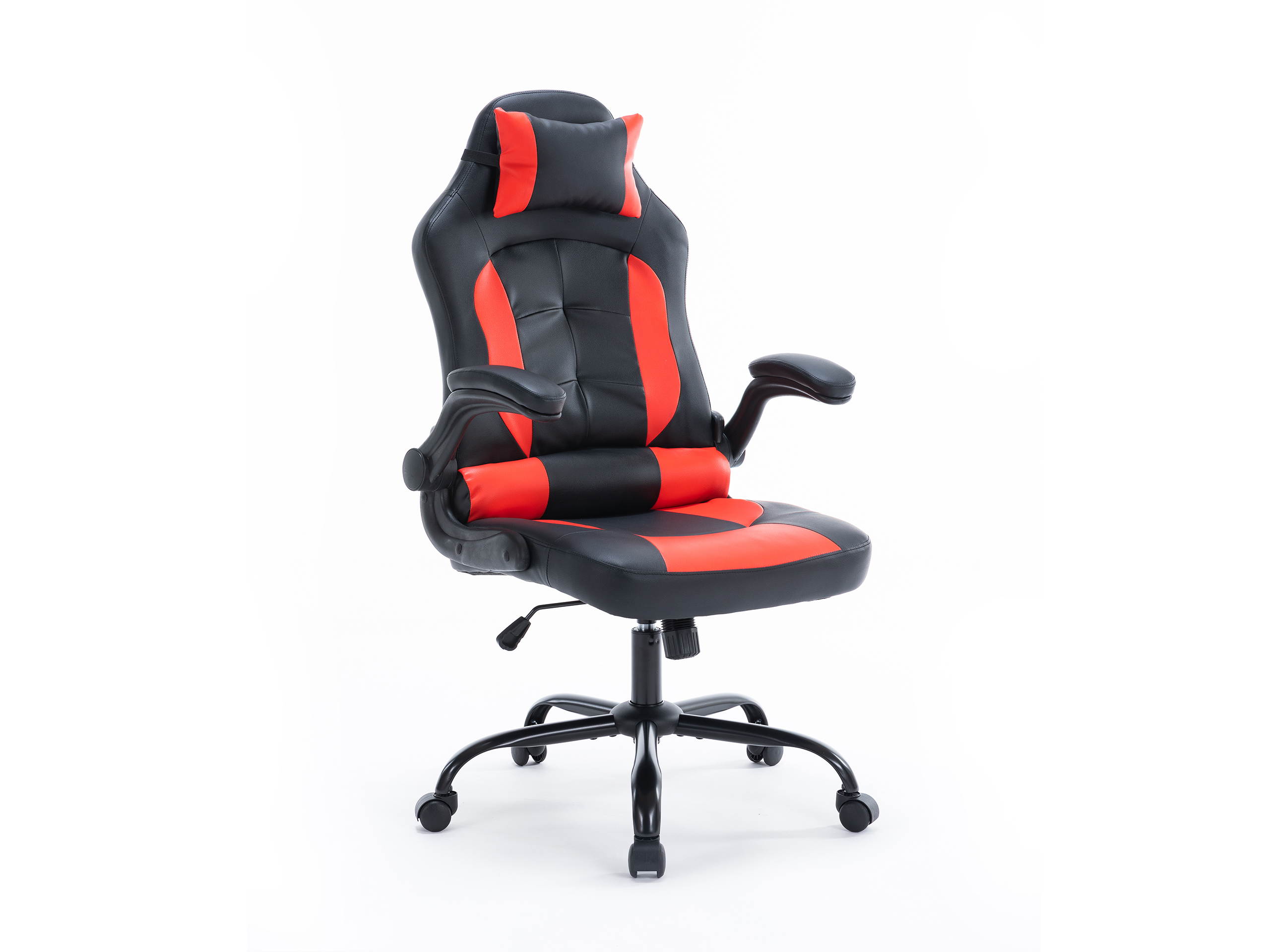 Volans Gaming Chair Home Office Ergonomic Computer Racing Game Chair, Height Adjustable High Back Leather Computer Chair with Headrest and Lumbar Support