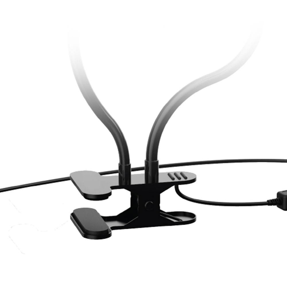 Kellards 3.5" Selfie Ring Light Flex Duo Phone Holder with Clip-On Grip Mount