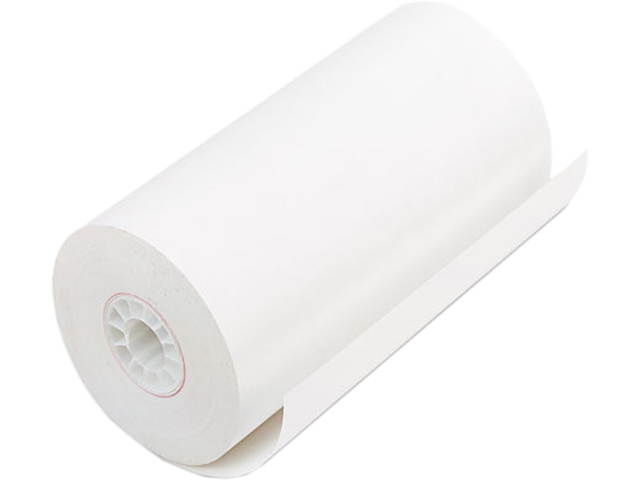 PM Company Thermal Paper Rolls, Cash Register/POS Roll, 4-9/32" x 115 ft, White, 25/CT