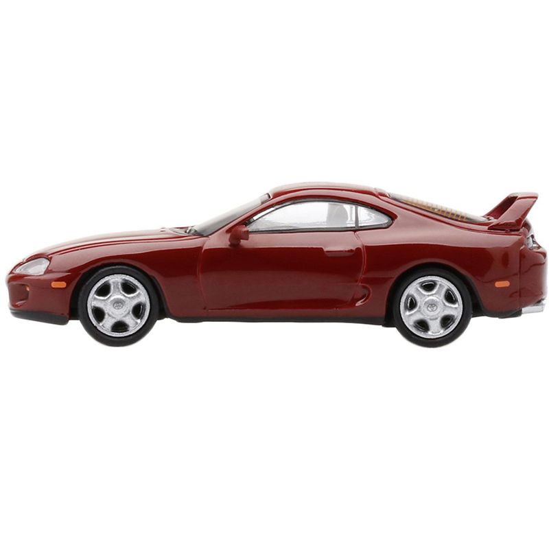 Toyota Supra (JZA80) LHD Renaissance Red Limited Edition to 3,600 pieces 1/64 Diecast Model Car by True Scale Miniatures