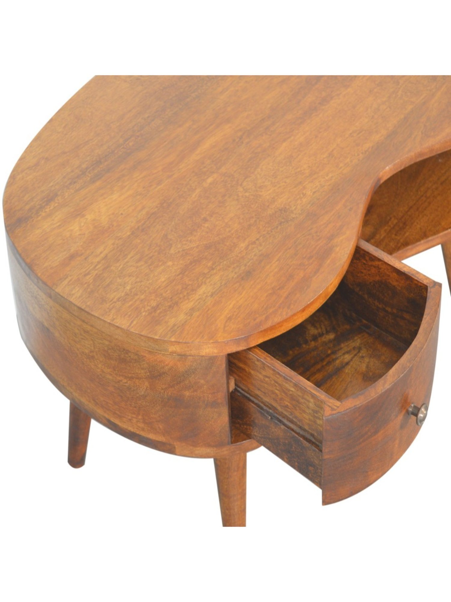 Artisan Furniture Chestnut Wave Brown Wood Coffee Table