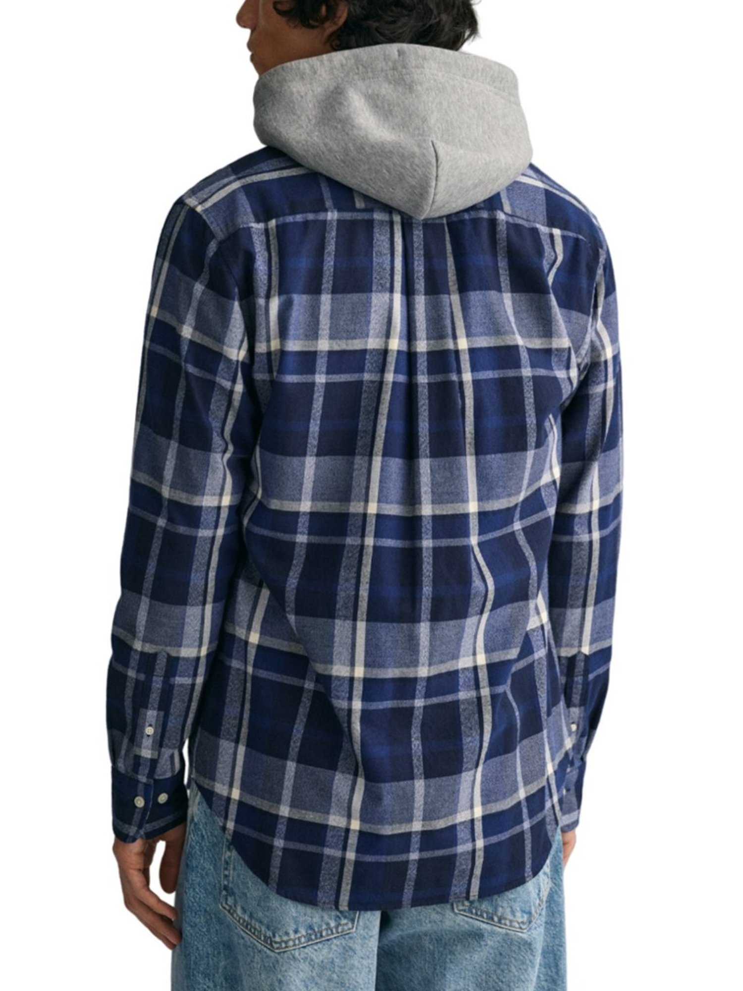 Gant Blue Regular Fit Checks Shirt