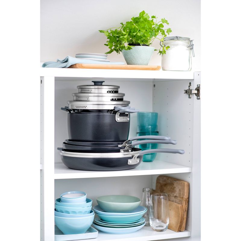GreenPan 10pc Level Essentials Cookware Set + 3 Bonus Protectors
