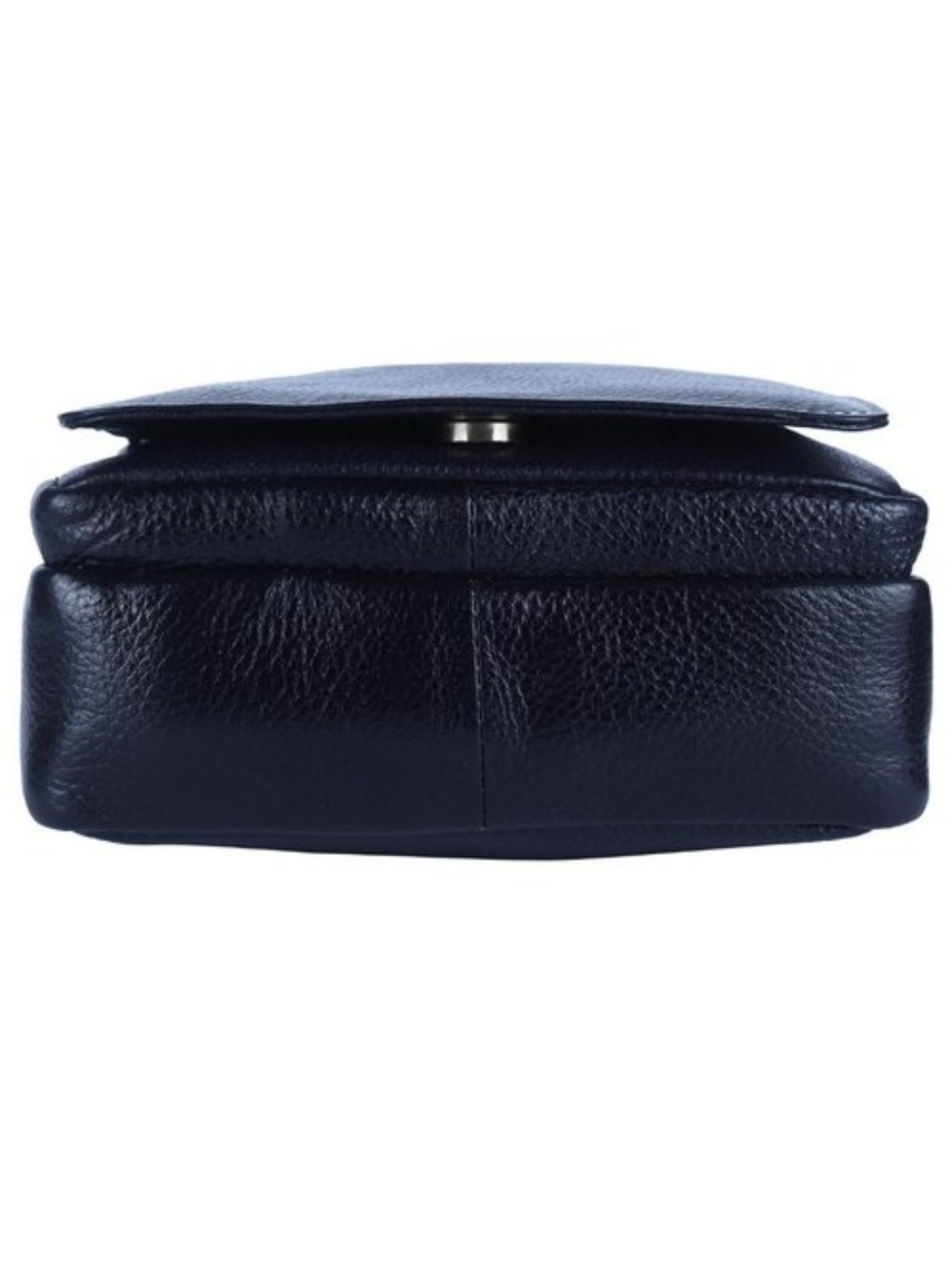 HiLEDER Blue Textured Medium Leather 8 inch Cross Body Bag