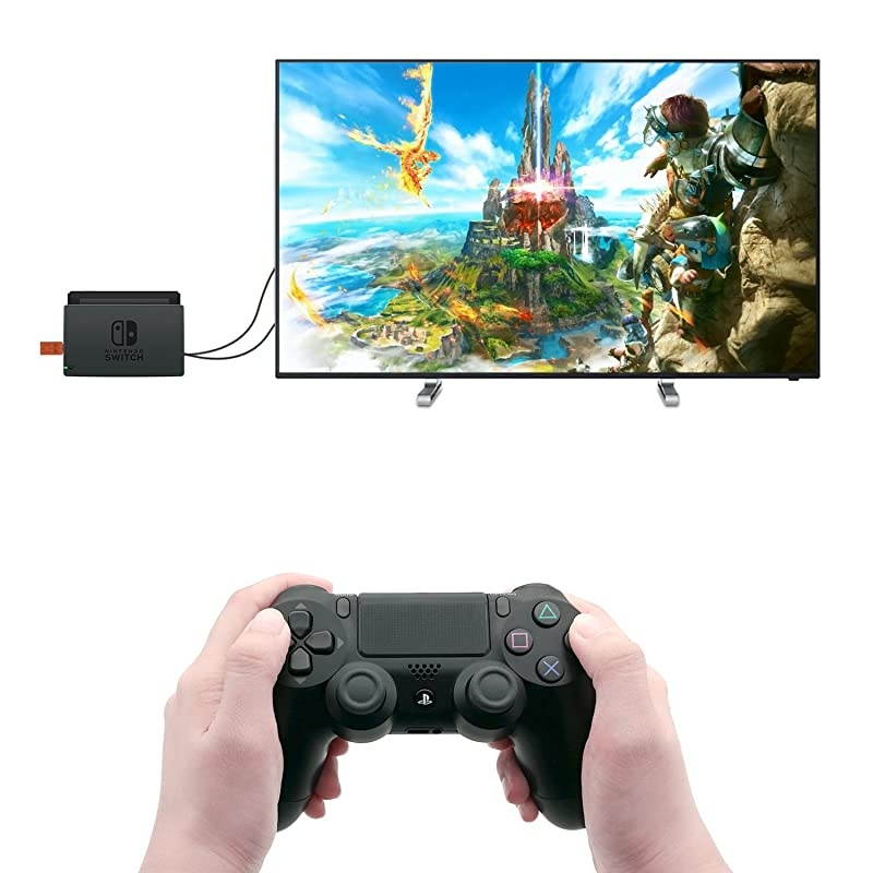 Controller Adapter for Nintendo Switch,Windows,Mac & Raspberry Pi with a OTG Cable