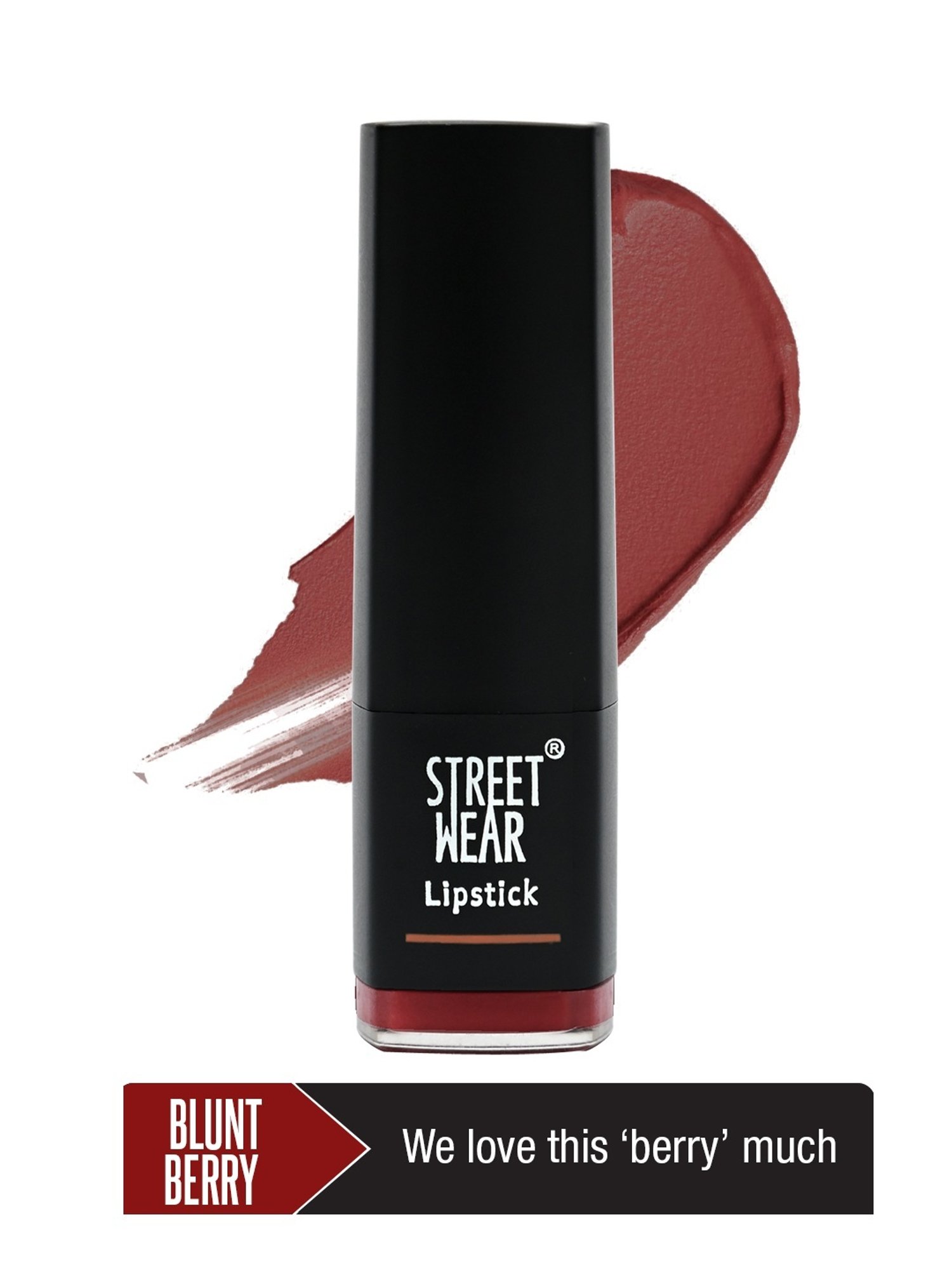 Street Wear Matte Lipstick Blunt Berry - 4.2 gm