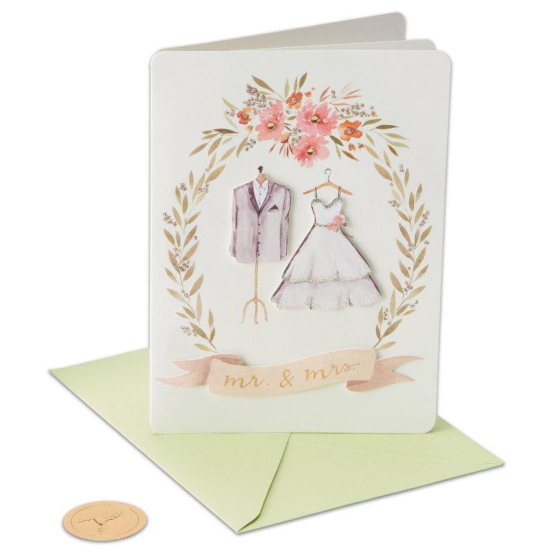 Whimsy Bridal Outfits Card - PAPYRUS