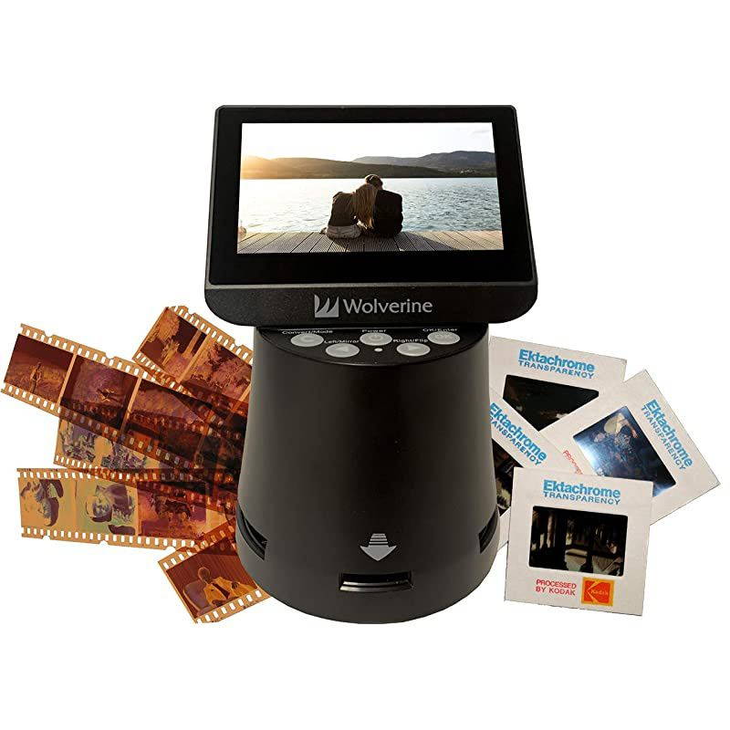 Titan 8-in-1 High Resolution Film to Digital Converter with 4.3" Screen and HDMI Output (Black)