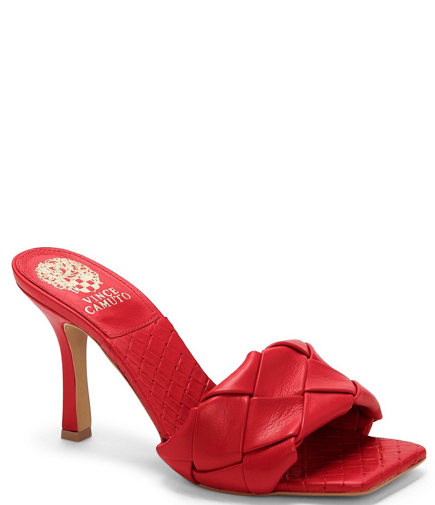 Vince Camuto Brelanie Woven Leather Dress Mules