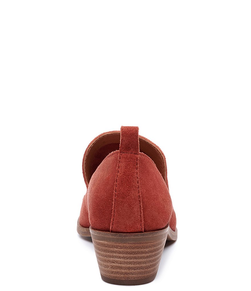 Lucky Brand Mahzan Leather Side Slit Pointed Toe Loafers