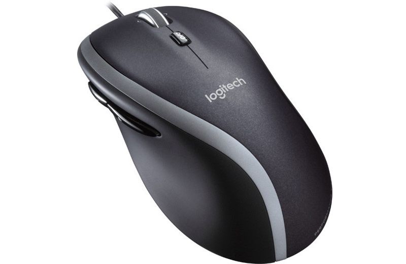 Logitech M500S Advanced Corded Mouse - Full-size Mouse - Optical - Cable - Black - USB - 4000 dpi - Tilt Wheel - 7 Button(s)