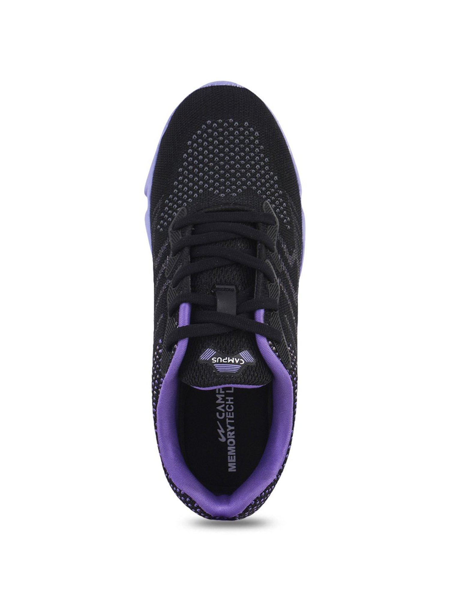 Campus Women's Julian Jet Black Running Shoes