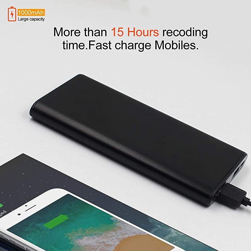 WiFi Hidden Camera Power Bank 10000mAh 10 Feet Night Vision DistanceHD 1080P Nanny Cam Portable ChargerRemotely View Realtime Monitoring