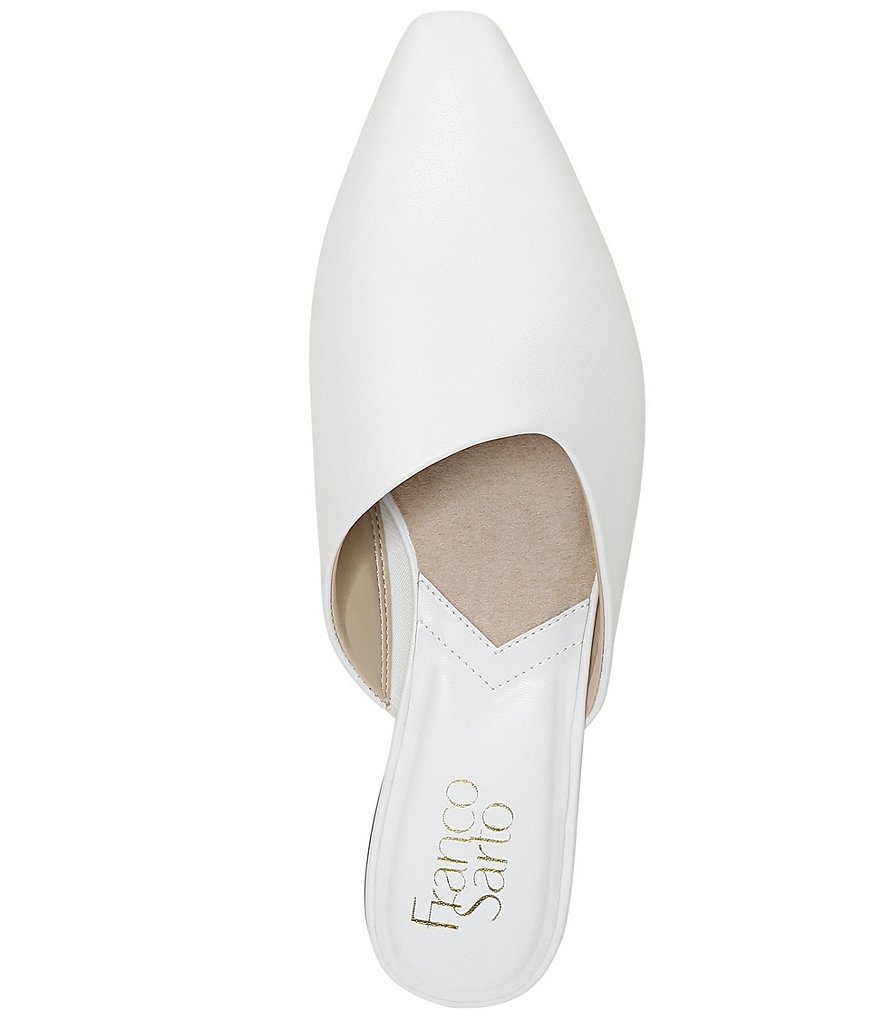 Jack Rogers Blair Pointed Toe Bow Leather Flats