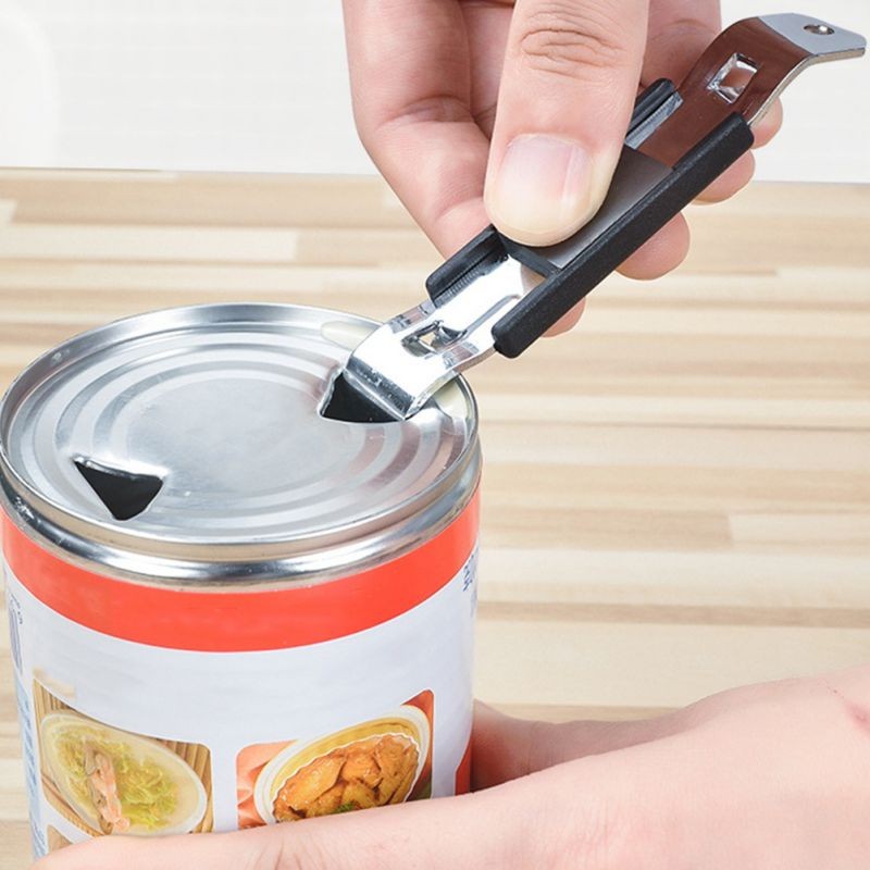 4pcs Plastic Bottle Opener Can Opener Portable Hand-held Beer Cap Lifter