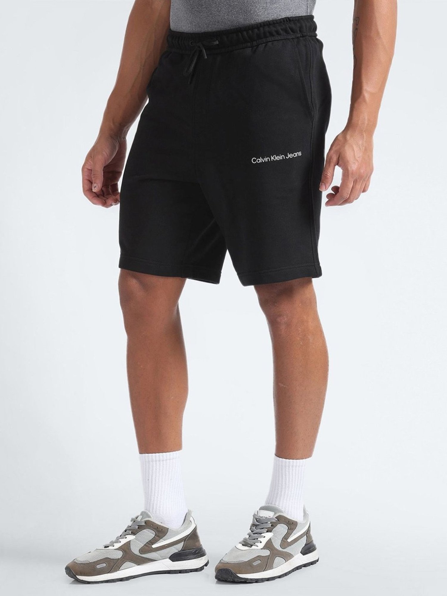 Calvin Klein Jeans Black Regular Fit Shorts