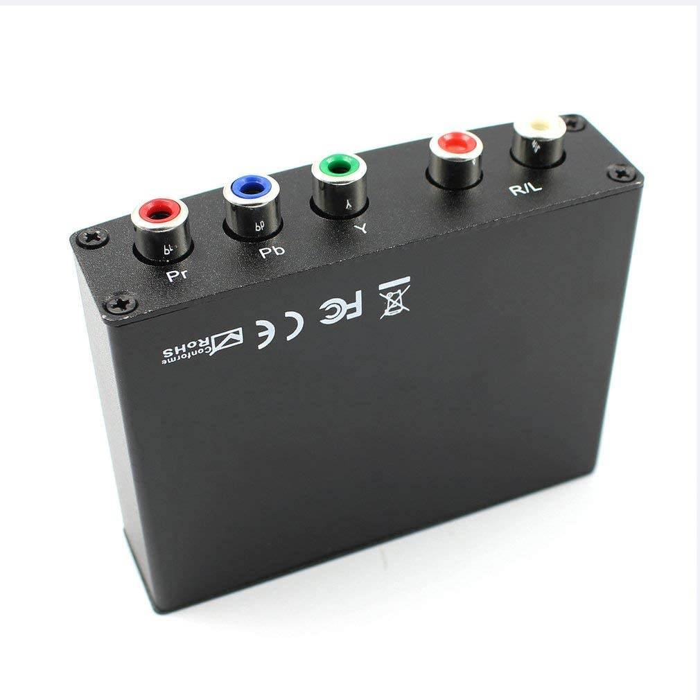 4K HDMI to YPbPr Converter HD Video Converter HDMI to 5 RCA RGB Component YPbPr Video R/L Audio Converter Adapter