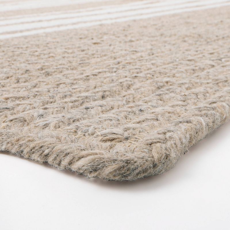 7' x 10' Outdoor Rug Braid Neutral - Threshold™ designed with Studio McGee